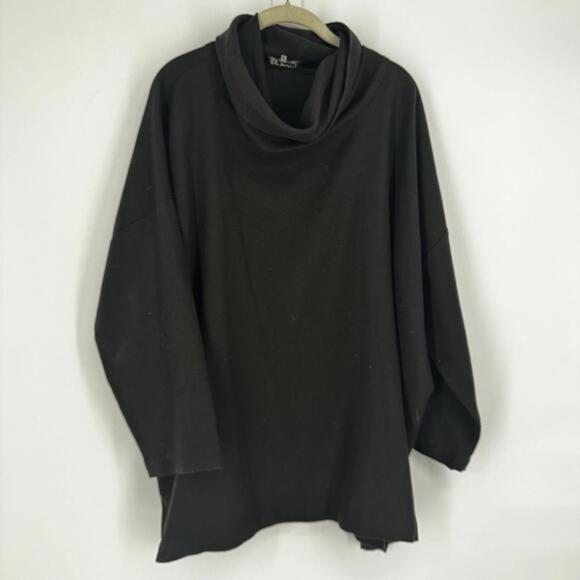 Eskandar sweater womens large L chocolate brown cashmere minimalist lagen look,New Products : American Fashion Style Bags On Sale